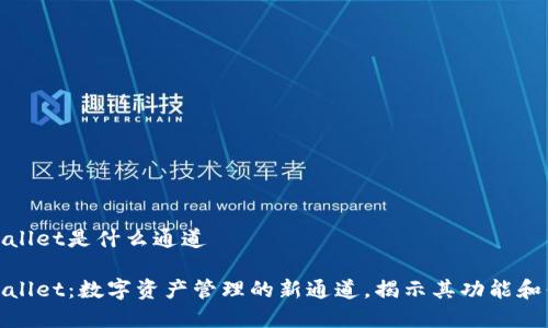 tpWallet是什么通道

tpWallet：数字资产管理的新通道，揭示其功能和优势