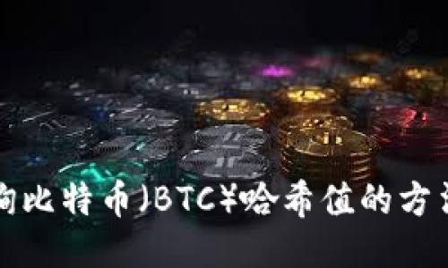 如何查询比特币（BTC）哈希值的方法与技巧