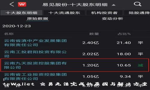 :
tpWallet 交易无法完成的原因与解决方案