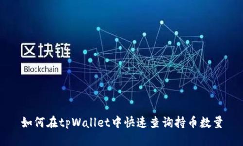 如何在tpWallet中快速查询持币数量