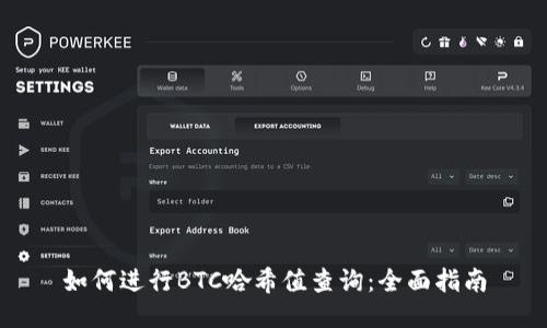 如何进行BTC哈希值查询：全面指南