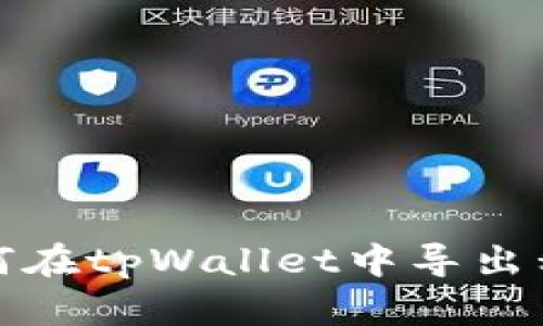 如何在tpWallet中导出私钥